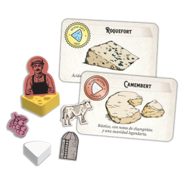 Road to Infamy Juego de Mesa Fromage R2IFRO01ES, Juego de Estrategia y Gestión de Recursos Ambientado en Francia