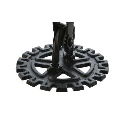 DKD Home Decor Reloj Sobremesa Negro Blanco Metal Cristal 18 x 40.5 x 17 cm