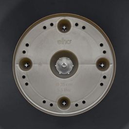 Elho 9202629042541 Juego de 2 Maceteros Redondos Loft Urban - 19 L - Ø 28,5 x H 26 cm - Negro