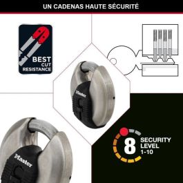 Master Lock m40eurt: Conjunto de 2 Cierres Robusto de Acero Inoxidable para Instalación Externa Master Lock m40eurt: Conjunto de 2 Cierres Robusto de Acero Inoxidable para Instalación Externa