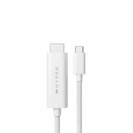 Targus HD6007WHGL Cable Adaptador USB-C a HDMI 4K, 2.5m, Blanco