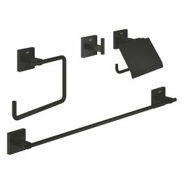 Grohe 411152430 Juego de accesorios 4 en 1 Start Cube Negro mate
