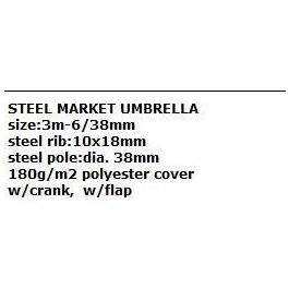 DKD Home Decor Parasol Básicos Beige Gris Oscuro 300 x 300 x 250 cm