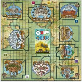 Winning Moves WIN1695779447095 Juego de mesa Cluedo One Piece Edición especial con la tripulación de Luffy