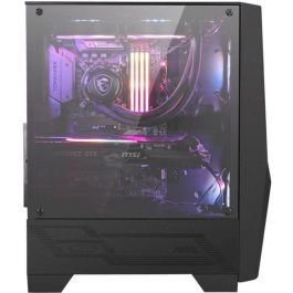 MSI MAG FORGE 100R Caja PC Torre Midi Negra con Ventana y RGB