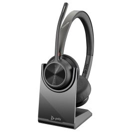 HP Poly Voyager 4320 USB-C Headset with Charge Stand Bluetooth Wireless Headset for Office and Home