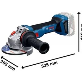 Bosch GWS 18V-11 Amoladora de 125 mm y 18 V – Versión Solo sin Batería ni Cargador