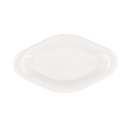 Quid Select Mini Bandeja Melamina 17x9,5x2 cm Blanca Duradera Resistente Apta Lavavajillas No Microondas