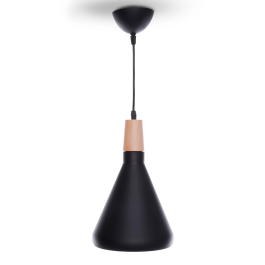 Lámpara Colgante Eloise Metal y Madera SKD-P015-B Precio: 16.68999948. SKU: B1J6855D4V