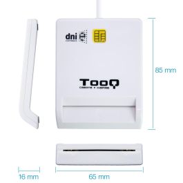 TooQ TQR-210W Lector DNIe y Tarjetas Inteligentes USB 2.0 compatible DNI 4.0 y Cartão Cidadão PC/Mac sin drivers Blanco TooQ TQR-210W Lector DNIe y Tarjetas Inteligentes USB 2.0 compatible DNI 4.0 y Cartão Cidadão PC/Mac sin drivers Blanco
