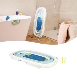 BADABULLE Bañera plegable, 35L, súper compacta, tapón de drenaje con indicador de calor, diseño divertido BADABULLE Bañera plegable, 35L, súper compacta, tapón de drenaje con indicador de calor, diseño divertido
