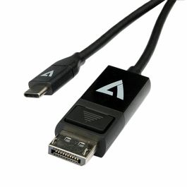 Adaptador USB-C a DisplayPort V7 V7UCDP-2M Negro Adaptador USB-C a DisplayPort V7 V7UCDP-2M Negro