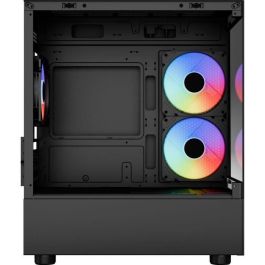 Aerocool AER4711099477333 Caja PC Minitorre M-ATX Cristal Templado F-RGB Negro