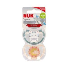 NUK Chupete Silicona Space Zebra 2 U, Talla 2 (18-36 Meses) Precio: 14.69000016. SKU: B12H7FJYYE