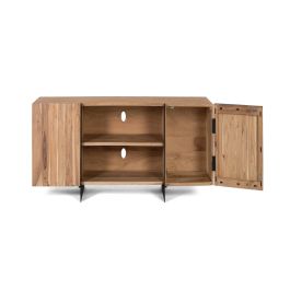 Giner y Colomer Mueble TV Acacia y Metal 200 cm Natural