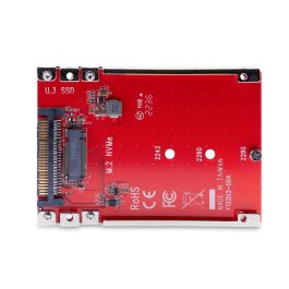 Startech 1M25 - U3 - M2 - Adapter M.2 a U.3 para SSD NVMe 2.5 pulgadas PCIe 4.0 - Compatible con 2242, 2260, 2280
