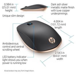 HP Ratón Inalámbrico Bluetooth Z5000 Dark Ash Silver