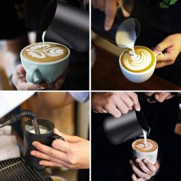 Inde Lechera Acero Inox Black 600 ml (8x11 cm)