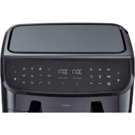 Freidora de Aire Caliente - MEDION - P20 XXL Twin - 2600 W - 2 cestos - 9 programas - Negra Freidora de Aire Caliente - MEDION - P20 XXL Twin - 2600 W - 2 cestos - 9 programas - Negra
