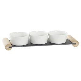 Tabla Aperitivo DKD Home Decor Negro Blanco 10 x 5.8 x 33 cm Set de 4 Precio: 10.78999955. SKU: S3037407