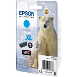 Epson Claria Premium Cartucho Cian 26XL Alta Capacidad Expression Premium XP-510