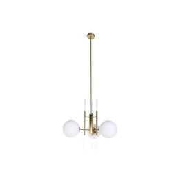 Lampara Techo Moderno DKD Home Decor Dorado Blanco 64 x 64 x 64 cm Precio: 155.78999986. SKU: B14SYRNC5Z