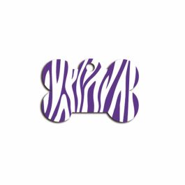 Placa identificativa para collar Imarc Bone Lila