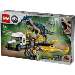 LEGO 76966 Jurassic World Dinosaurier-Missionen: Allosaurus-Transporter, Set de Construcción de Dinosaurios