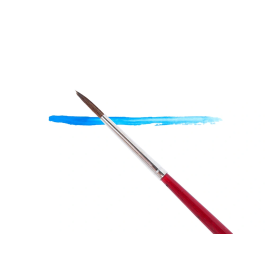 Liderpapel Pinceles Acuarela Nº1 Virola Cromada Pelo Engomado