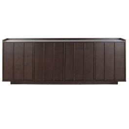 Aparador Home ESPRIT Marrón oscuro Madera MDF 200 X 40 X 75 CM