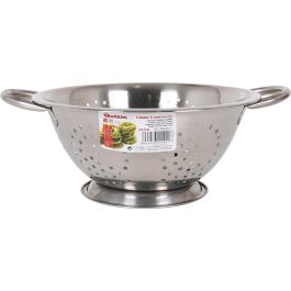 Quttin Colador de Acero con Asas, 24 cm (12 Unidades)