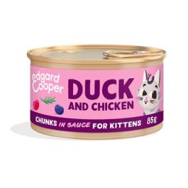 Alimento Húmedo para Gatitos, Trocitos de Pato y Pollo, en Lata - Pack de 18 x 85 g Precio: 22.8900001. SKU: B18SNRNKXD