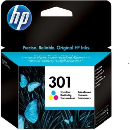 HP Tinta Tricolor 301 para Deskjet 1050, 2050, 2050s - 3 ML Precio: 28.49999999. SKU: S8409883