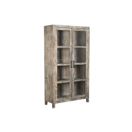 Vitrina Home ESPRIT Blanco Marrón Madera Reciclada 100 x 40 x 180 cm Precio: 837.4999996. SKU: B1EZK5Z6FD