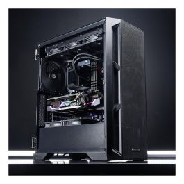 Chieftec GA-01B-M-OP Caja Gaming Midi Tower ATX Negra para PC de Juego con Panel de Vidrio Templado