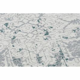 Alfombra Arabe DKD Home Decor Azul Blanco 200 x 1 x 200 cm