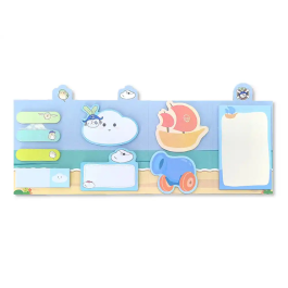 Imaginovo Stick It! Notebook 160 Notas Adhesivas Pirata Tamaños Surtidos Cañón