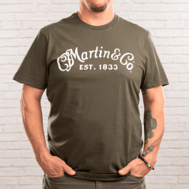 Camiseta Cf Martin Olive W/Logo (S)