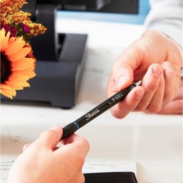 Sharpie Bolígrafo de Gel S-Gel Retráctil Azul 0.7mm Secado Rápido – Blister de 3 Unidades