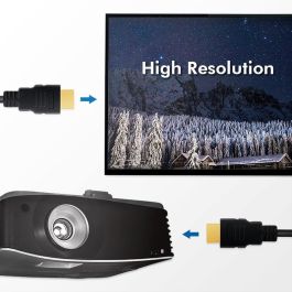 LogiLink CH0077 Cable HDMI Ultra High Speed 1m Macho/Macho Tipo A, 48 Gbit/s con ARC, Negro