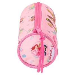 Safta Estuche Portatodo Redondo Princesas Disney 70x200x70 mm