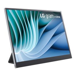 LG Monitor Portátil +view 16MR70 16" WQXGA Negro y Plata IPS DCI-P3 99% Ultraligero