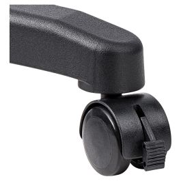 StarTech Carro/Soporte Móvil con Ruedas para Tablet, Altura Ajustable, Base con Ruedas Bloqueables para Tablets de 7 a 11 Pulgadas, Negro - 0.9 kg