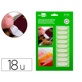 Liderpapel Velcro Autoadhesivo Ovalado Blanco 35x12 mm Blister 18 Unidades Manualidades Precio: 3.50000002. SKU: B1KGTAXXMW