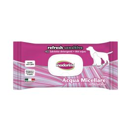 Inodorina Toallitas Funcional Agua Micelar para Piel Delicada, Cachorros, Limpieza Pelaje pH Natural, 40 Ud. 20x30 cm Precio: 3.50000002. SKU: B187XBDR8F