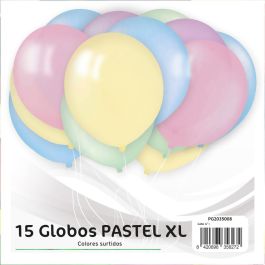 Party Time 15 Globos de Látex Pastel XL
