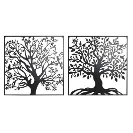 Decoración de Pared DKD Home Decor Árbol Metal (98 x 1 x 98 cm) (2 Unidades) Precio: 42.50000007. SKU: B1JAKP2QDZ