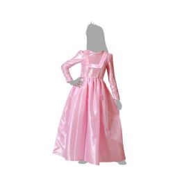 Disfraz Princesa Rosa Mariposas Niña Infantil 5-6 Años Fantasía Polyester