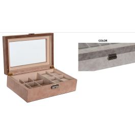 Joyero Tradicional DKD Home Decor Gris Marron 16.5 x 8 x 25.00. cm Precio: 22.58999941. SKU: B17LVWRD9L