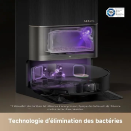 Dreame DRE1737988502731 Robot Aspirador Ultracompleto con Base, Prevención de Obstáculos IA, Navegación 360°, 20.000 Pa